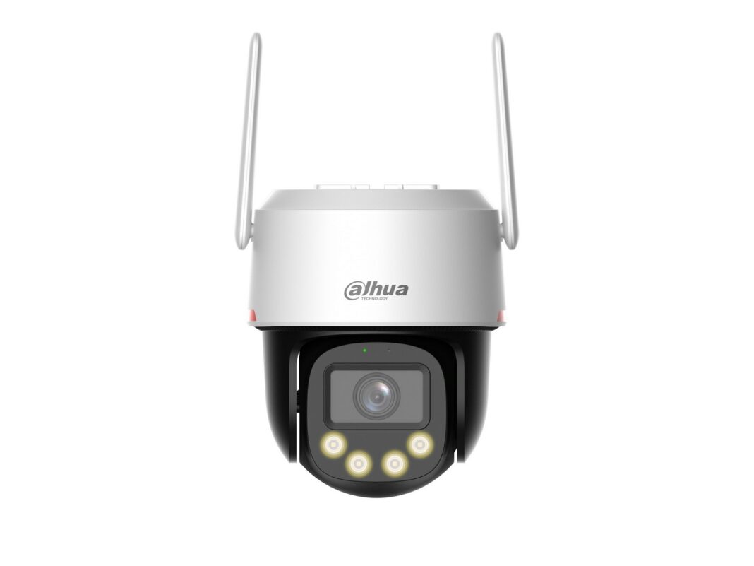 Camera supraveghere exterior Dahua, 5MP, Wi-Fi 6, Rotatie si inclinare din aplicatie, WizColor, LED 30m, microSD 512GB, audio, IP66, P5F-PV-0360B-PRO