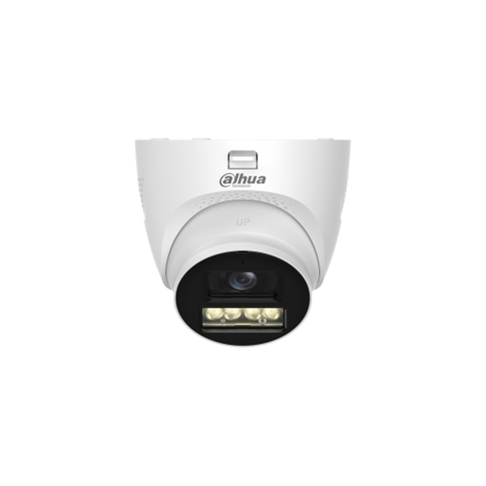 Camera supraveghere exterior Dome HDCVI cu iluminare duala Dahua HAC-HDW1200TQ-IL-T-0280B-DIP, 2 MP, 2.8 mm, IR/lumina alba 40 m, microfon si difuzor Camera supraveghere exterior Dome HDCVI cu iluminare duala Dahua HAC-HDW1200TQ-IL-T-0280B-DIP, 2 MP, 2.8 mm, IR/lumina alba 40 m, microfon si difuzor