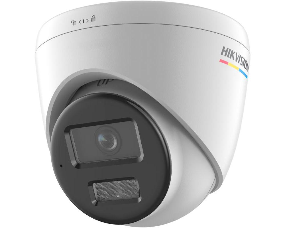 Camera supraveghere IP ColorVu Hikvision DS-2CD1347G2H-LIU28, 4MP 2K, Smart Hybrid Light 30m, Microfon, PoE, IP67