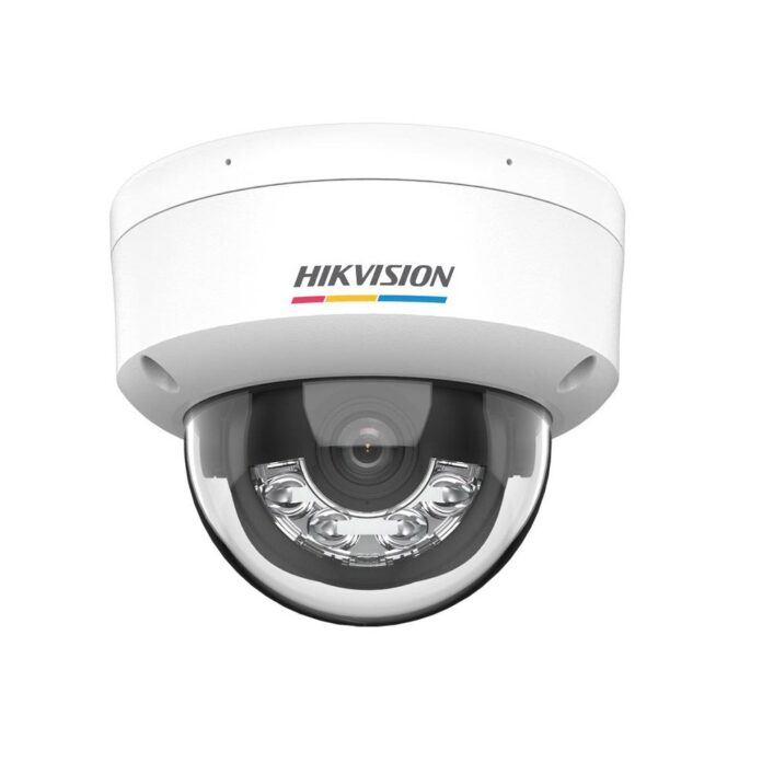Camera supraveghere IP dome cu iluminare duala Hikvision ColorVu DS-2CD1167G2H-LIU, 6 MP, lentila 4 mm, microfon, IR + lumina alba 30 m, IP67, PoE Camera supraveghere IP dome cu iluminare duala Hikvision ColorVu DS-2CD1167G2H-LIU, 6 MP, lentila 4 mm, microfon, IR + lumina alba 30 m, IP67, PoE