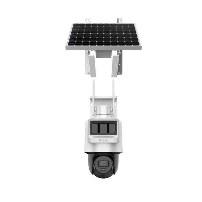 Camera supraveghere PTZ rotativa GSM 4G LTE Hikvision HiLook PTZ-N2C200I-K/4G/C05S10, 2 MP, PIR + Radar 12 m, 2.8 mm, IR 30m, microfon si difuzor, acumulator 50.76 Wh, panou solar, slot card Camera supraveghere PTZ rotativa GSM 4G LTE Hikvision HiLook PTZ-N2C200I-K/4G/C05S10, 2 MP, PIR + Radar 12 m, 2.8 mm, IR 30m, microfon si difuzor, acumulator 50.76 Wh, panou solar, slot card