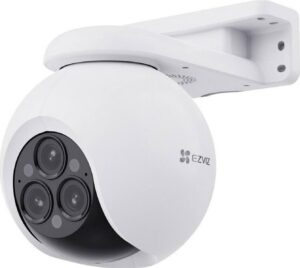 Camera supraveghere PTZ wireless Ezviz H80f Multi, lentile triple, 2K+, zoom 12x, alarma, slot microSD, aplicatie, IP67, CS-H80f Camera supraveghere PTZ wireless Ezviz H80f Multi, lentile triple, 2K+, zoom 12x, alarma, slot microSD, aplicatie, IP67, CS-H80f