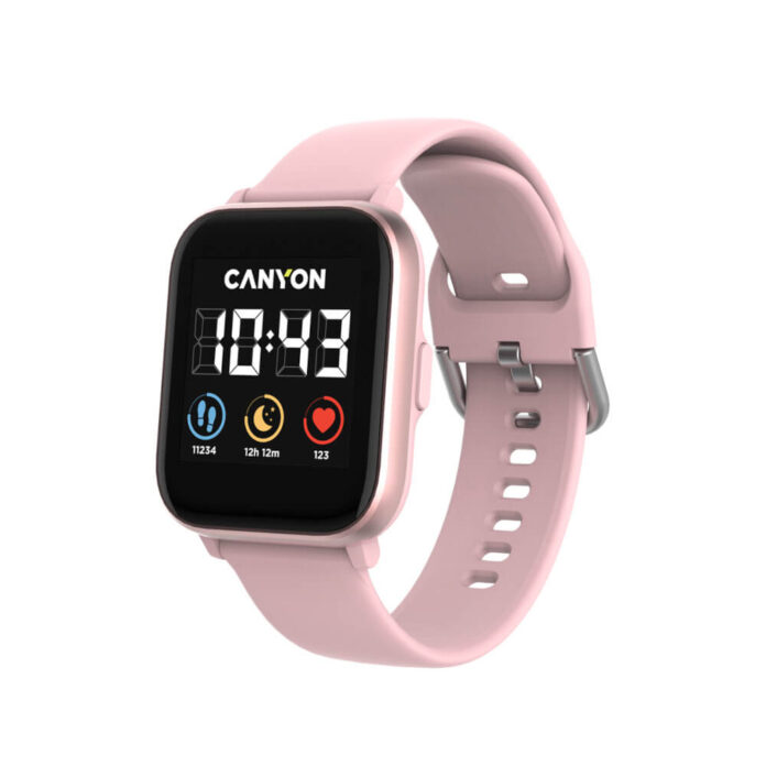 Smartwatch Canyon Salt CNS-SW78PP, IP68, Roz Smartwatch Canyon Salt CNS-SW78PP, IP68, Roz