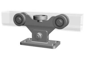 Carucior in 5 role pentru feronerie, poarta autoportanta in consola, 600kg, G75-5 Carucior in 5 role pentru feronerie, poarta autoportanta in consola, 600kg, G75-5