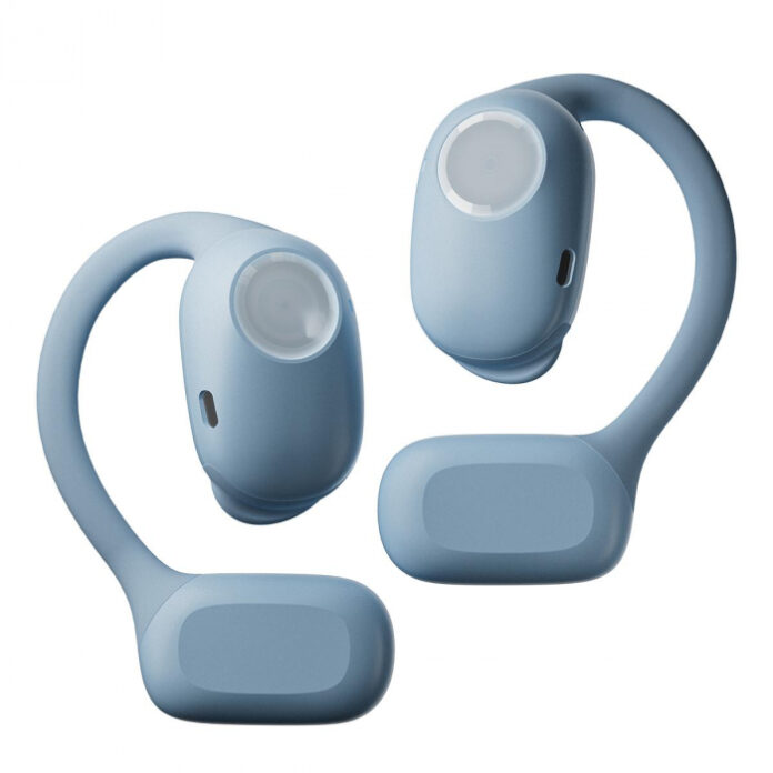 Casti wireless open-ear Blackview AirBuds 100 cu cutie de incarcare 500mAh, Bluetooth 5.3, Ice Blue Casti wireless open-ear Blackview AirBuds 100 cu cutie de incarcare 500mAh, Bluetooth 5.3, Ice Blue