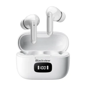 Casti wireless in-ear Blackview AirBuds 8 TWS Negru cu cutie de incarcare, Display LED, Control tactil, ANC, Mod Ambient Sound, IPX7 Casti wireless in-ear Blackview AirBuds 8 TWS Negru cu cutie de incarcare, Display LED, Control tactil, ANC, Mod Ambient Sound, IPX7