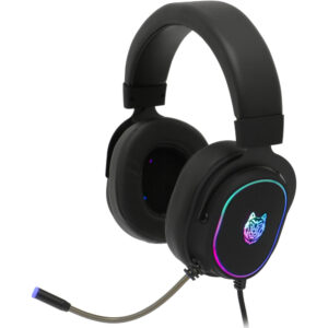 Casti gaming cu microfon A+ CGS381, 7.1 surround, Negru Casti gaming cu microfon A+ CGS381, 7.1 surround, Negru