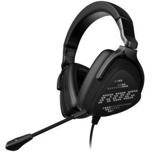 Casti gaming ASUS ROG Delta S Animate iluminare alba Casti gaming ASUS ROG Delta S Animate iluminare alba