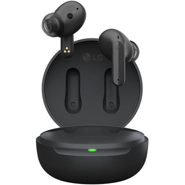 Casti audio In-Ear LG TONE Free FP5, True Wireless, Bluetooth, Noise Cancelling, IPX4, Alb