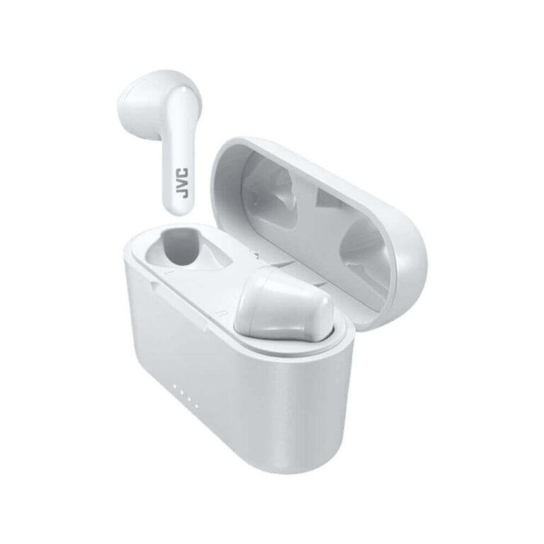 Casti True Wireless  JVC HA-A3T-W-U,  In Ear, Bluetooth, Microfon, Autonomie 22 ore, Alb