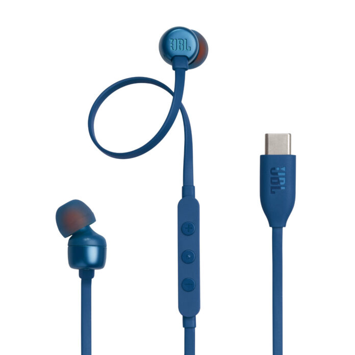 Casti cu fir In-Ear JBL Tune 310C, Microfon, Type-C, Alb Casti cu fir In-Ear JBL Tune 310C, Microfon, Type-C, Alb