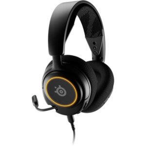Casti gaming cu microfon SteelSeries Arctis Nova 3, Iluminare RGB, Negru Casti gaming cu microfon SteelSeries Arctis Nova 3, Iluminare RGB, Negru