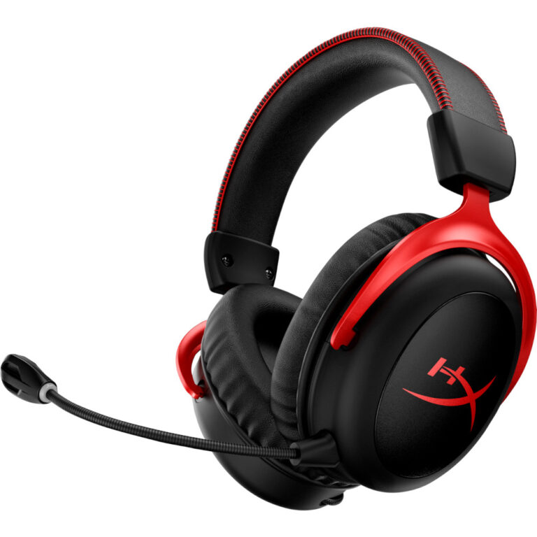 Casti gaming HyperX Cloud II, Wireless, Sunet Virtual 7.1, Compatibile PC, PS5, PS4, Negru/Rosu
