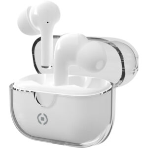 Casti In-Ear Bluetooth Celly Clear, True Wireless, Culoare Alb Casti In-Ear Bluetooth Celly Clear, True Wireless, Culoare Alb