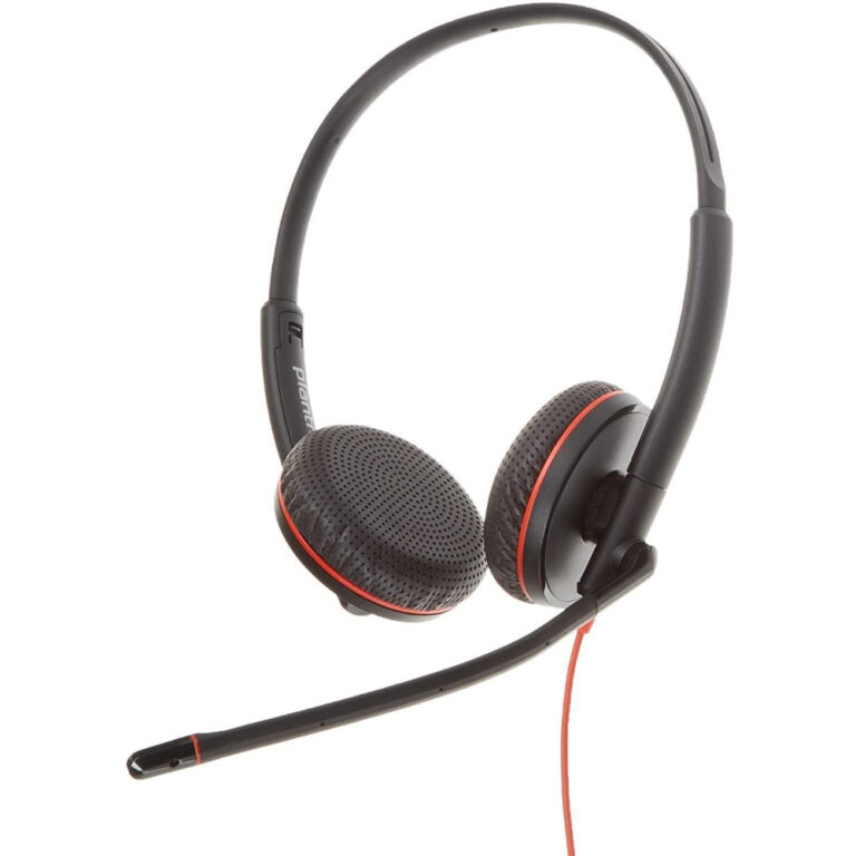 Casti Call Center Plantronics Blackwire 3225 Type-C, Negru