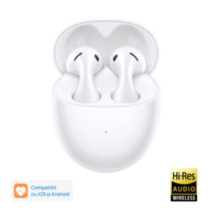 Casti True Wireless Huawei FreeBuds 5, Ceramic White Casti True Wireless Huawei FreeBuds 5, Ceramic White