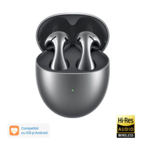 Casti True Wireless Huawei FreeBuds 5, Silver Frost Casti True Wireless Huawei FreeBuds 5, Silver Frost