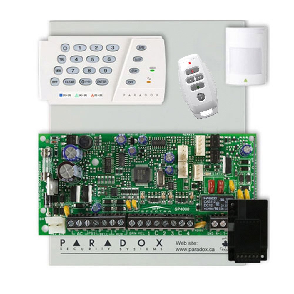 Centrala alarma antiefractie Paradox Spectra SP 4000+K636+RTX3 Centrala alarma antiefractie Paradox Spectra SP 4000+K636+RTX3