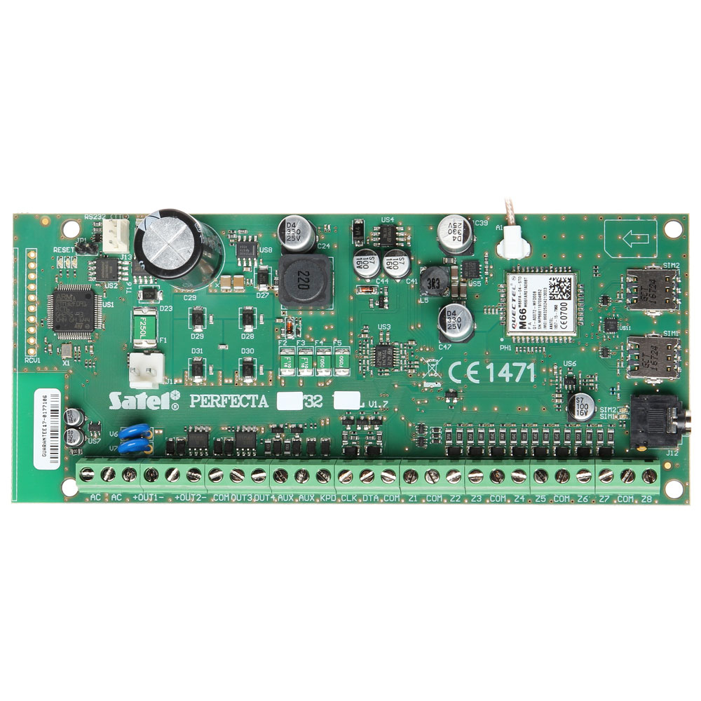 Centrala alarma antiefractie Satel PERFECTA 32, 2 partitii, 8-32 zone, 4-12 iesiri, 15 utilizatori Centrala alarma antiefractie Satel PERFECTA 32, 2 partitii, 8-32 zone, 4-12 iesiri, 15 utilizatori
