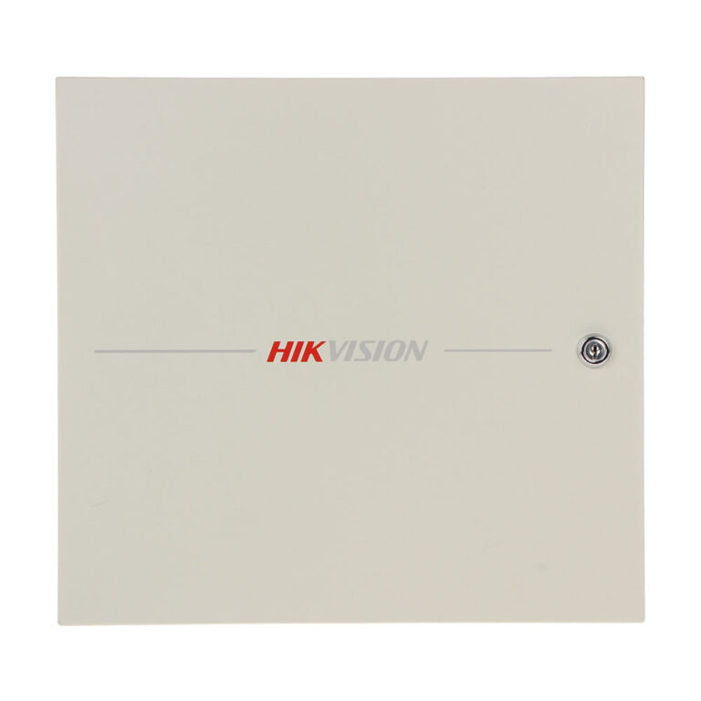 Centrala control acces Hikvision DS-K2604T, Wiegand, RS-485, 100.000 carduri, 300.000 evenimente, 8 iesiri, 4 usi