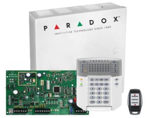 Centrala de alarma Hybrida Paradox, 32 zone, MG5000+REM15+K32LCD Centrala de alarma Hybrida Paradox, 32 zone, MG5000+REM15+K32LCD