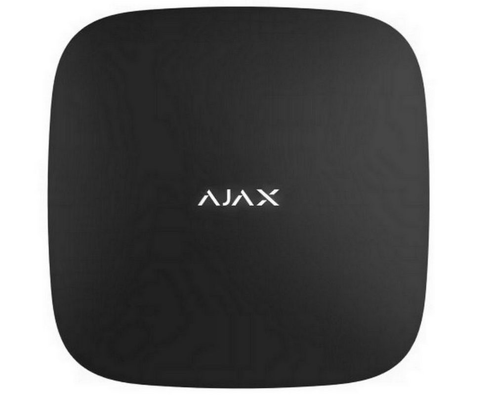 Centrala de alarma wireless, 100 dispozitive, 2 km, 4G, suport verificare foto, neagra, AJAX HUB2 4G BL