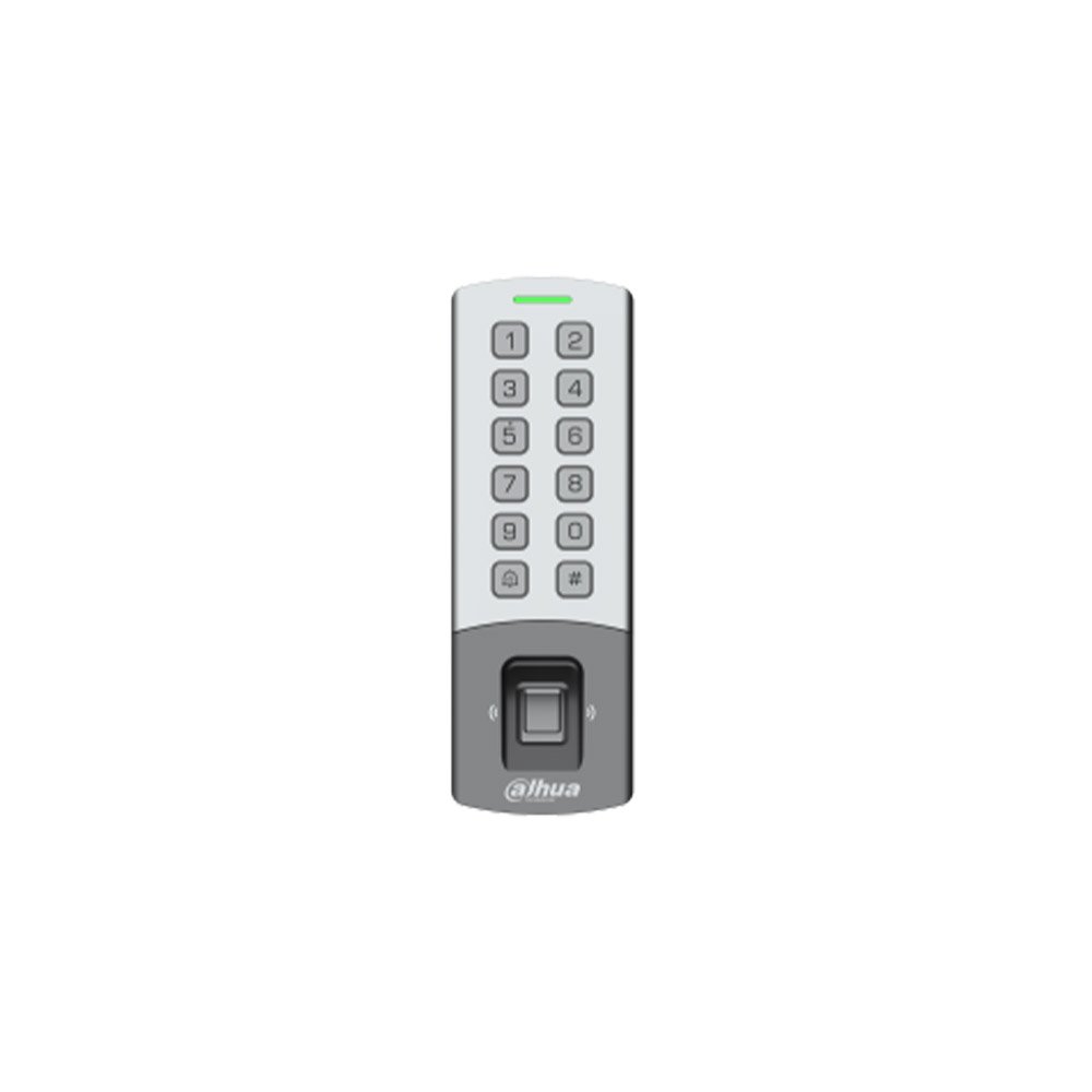 Cititor biometric cu tastatura WiFi standalone Dahua ASI1212M-DW, amprenta/card/parola, 125 kHz, RS-485/Wiegand, 3000 amprente, montaj aplicat Cititor biometric cu tastatura WiFi standalone Dahua ASI1212M-DW, amprenta/card/parola, 125 kHz, RS-485/Wiegand, 3000 amprente, montaj aplicat