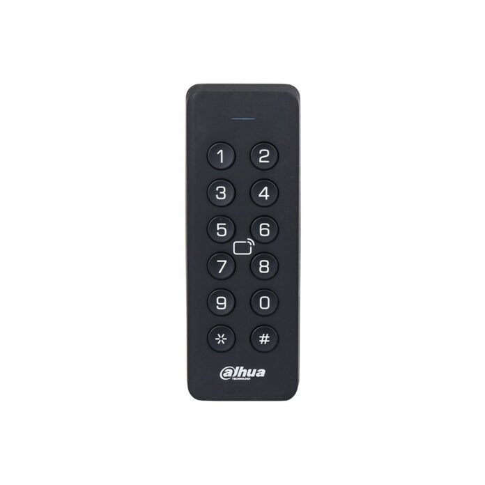 Cititor control acces de exterior Dahua ASR2101H, 13.56 Mhz, IC card/cod PIN, RS-485/Wiegand, tamper Cititor control acces de exterior Dahua ASR2101H, 13.56 Mhz, IC card/cod PIN, RS-485/Wiegand, tamper