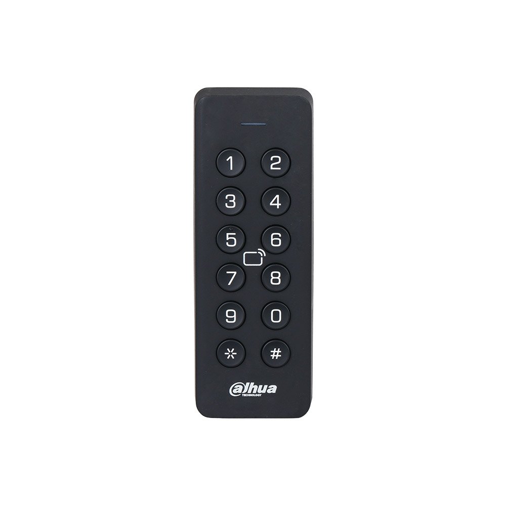 Cititor control acces de exterior Dahua ASR2101H, 13.56 Mhz, IC card/cod PIN, RS-485/Wiegand, tamper Cititor control acces de exterior Dahua ASR2101H, 13.56 Mhz, IC card/cod PIN, RS-485/Wiegand, tamper