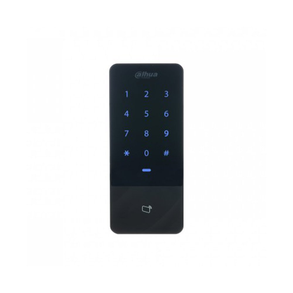 Cititor control acces exterior standalone Dahua ASI1201E-V1, card IC si parola, 13.56 MHz, 30.000 utilizatori, tastatura touch, RS-485/Wiegand, montaj aplicat Cititor control acces exterior standalone Dahua ASI1201E-V1, card IC si parola, 13.56 MHz, 30.000 utilizatori, tastatura touch, RS-485/Wiegand, montaj aplicat