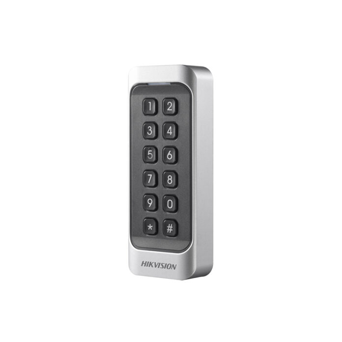 Cititor de proximitate cu tastatura Hikvision DS-K1107AMK, 13.56 MHz, Mifare, interior/exterior Cititor de proximitate cu tastatura Hikvision DS-K1107AMK, 13.56 MHz, Mifare, interior/exterior