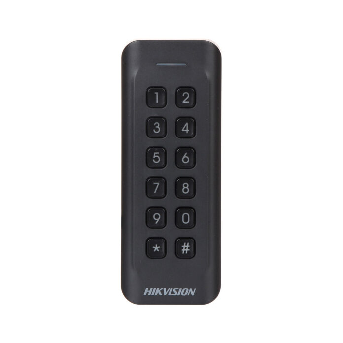 Cititor de proximitate cu tastatura RFID Hikvision DS-K1802MK, Mifare, 13.56 MHz, interior/exterior Cititor de proximitate cu tastatura RFID Hikvision DS-K1802MK, Mifare, 13.56 MHz, interior/exterior