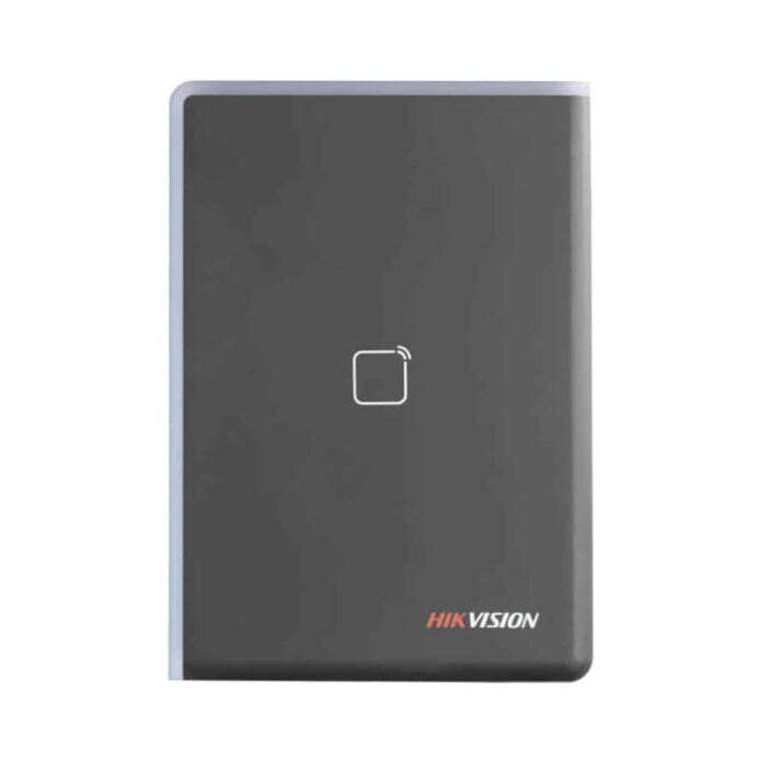 Cititor de proximitate RFID Hikvision DS-K1108AM, Wiegand, Mifare, 13.56 MHz, interior/exterior Cititor de proximitate RFID Hikvision DS-K1108AM, Wiegand, Mifare, 13.56 MHz, interior/exterior