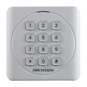 Cititor cartele/Taguri EM125Khz Mhz cu tastaura Hikvision DS-K1801EK Cititor cartele/Taguri EM125Khz Mhz cu tastaura Hikvision DS-K1801EK