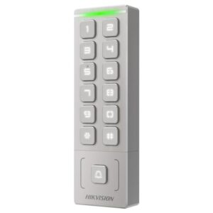 Cititor proximitate cu tastatura Hikvision DS-K1T809EX, card EM, cod PIN, Wiegand, aparent, 1000 utilizatori Cititor proximitate cu tastatura Hikvision DS-K1T809EX, card EM, cod PIN, Wiegand, aparent, 1000 utilizatori