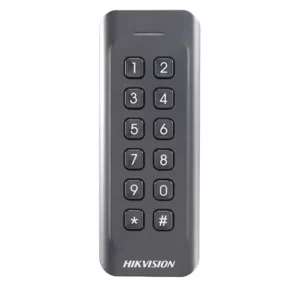 Cititor de proximitate RFID 125Khz cu tastatura integrata, IP65, Hikvision DS-K1802EK Cititor de proximitate RFID 125Khz cu tastatura integrata, IP65, Hikvision DS-K1802EK