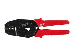 Cleste de sertizat Milwaukee, 3 cavitati de sertizare, maner ergonomic, 4932499025 Cleste de sertizat Milwaukee, 3 cavitati de sertizare, maner ergonomic, 4932499025
