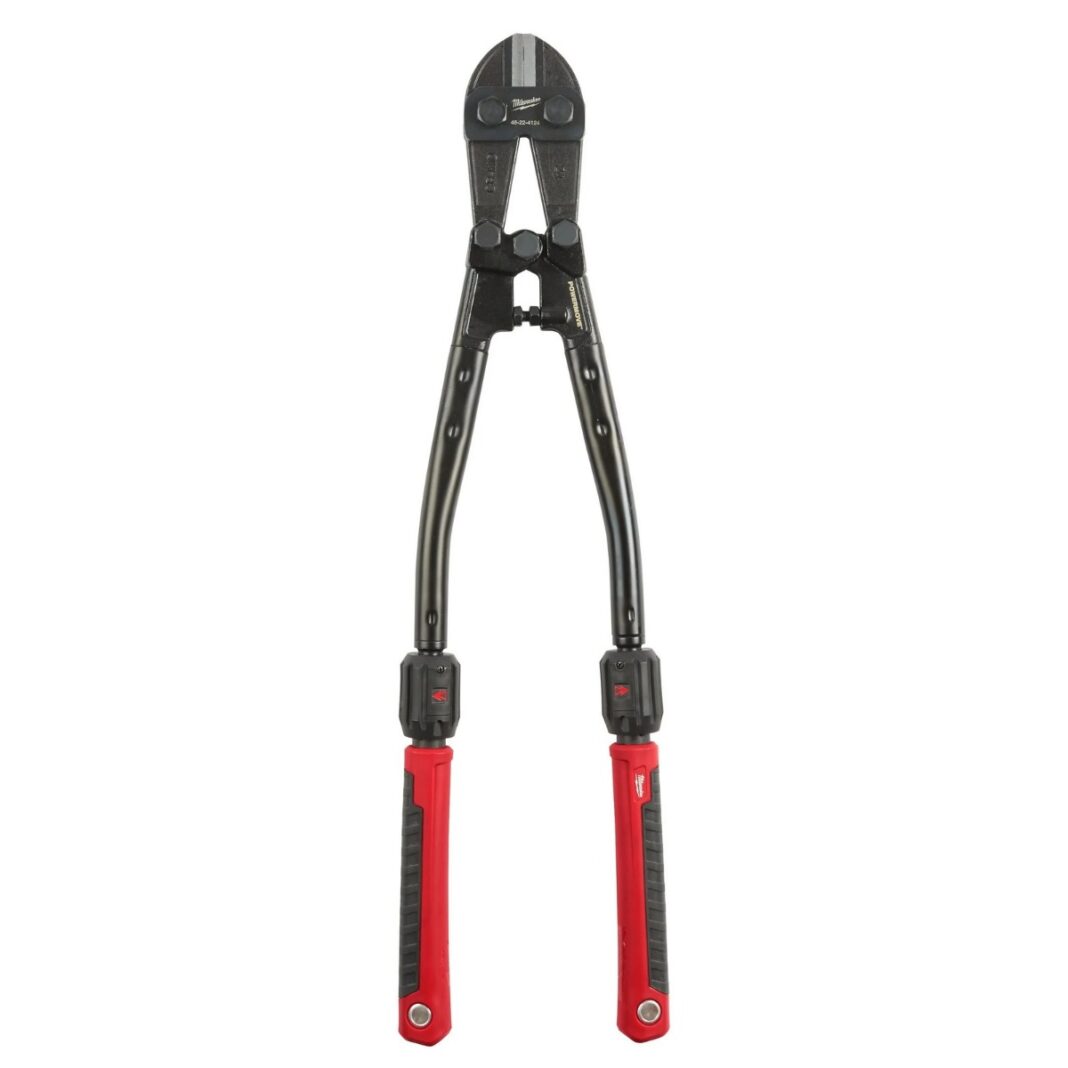 Cleste pentru taiat buloane si fier beton Milwaukee, extensie POWERMOVE, lame otel, cap pivotant, 4932464851