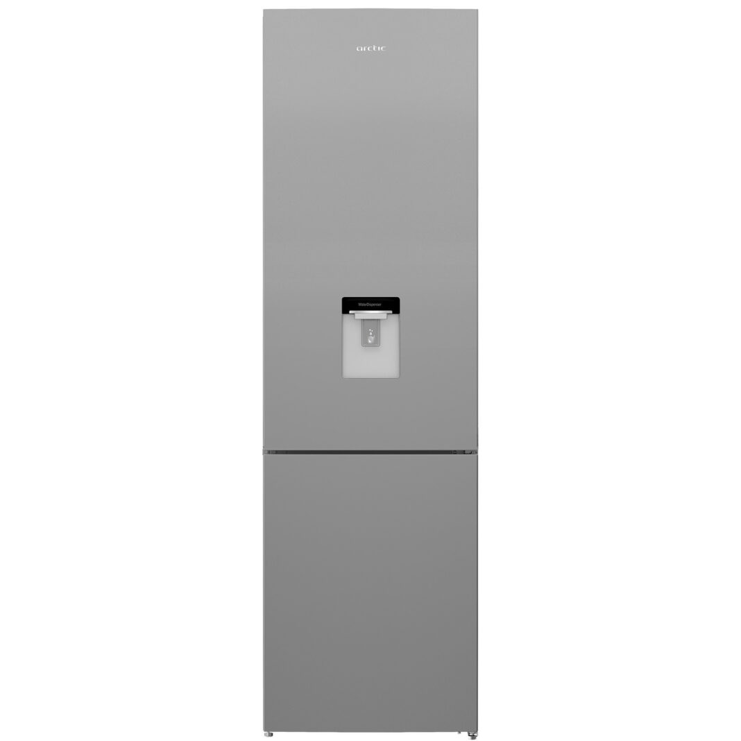 Combina frigorifica Arctic AK60406M40DS, 386 l, Termostat ajustabil, Water Dispenser, Garden Fresh, Safety Glass, XXL BOTTLE, Clasa E, Argintiu Combina frigorifica Arctic AK60406M40DS, 386 l, Termostat ajustabil, Water Dispenser, Garden Fresh, Safety Glass, XXL BOTTLE, Clasa E, Argintiu