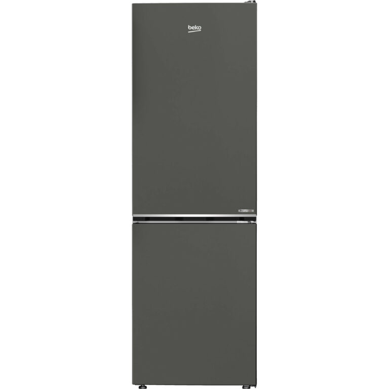 Combina frigorifica Beko B5RCNA365HG, No Frost, 316 l, AeroFlow, HarvestFresh, MaxStore, Manhattan Gray, Clasa D