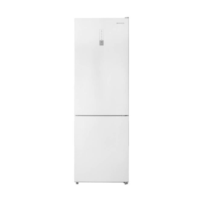 Combina frigorifica Daewoo DNF-310MEW, No Frost, 310 L, Display LED, Functie Holiday, Functie Super Freeze, Clasa E, Alb Combina frigorifica Daewoo DNF-310MEW, No Frost, 310 L, Display LED, Functie Holiday, Functie Super Freeze, Clasa E, Alb