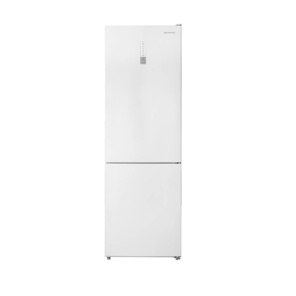 Combina frigorifica Daewoo DNF-310MEW, No Frost, 310 L, Display LED, Functie Holiday, Functie Super Freeze, Clasa E, Alb Combina frigorifica Daewoo DNF-310MEW, No Frost, 310 L, Display LED, Functie Holiday, Functie Super Freeze, Clasa E, Alb