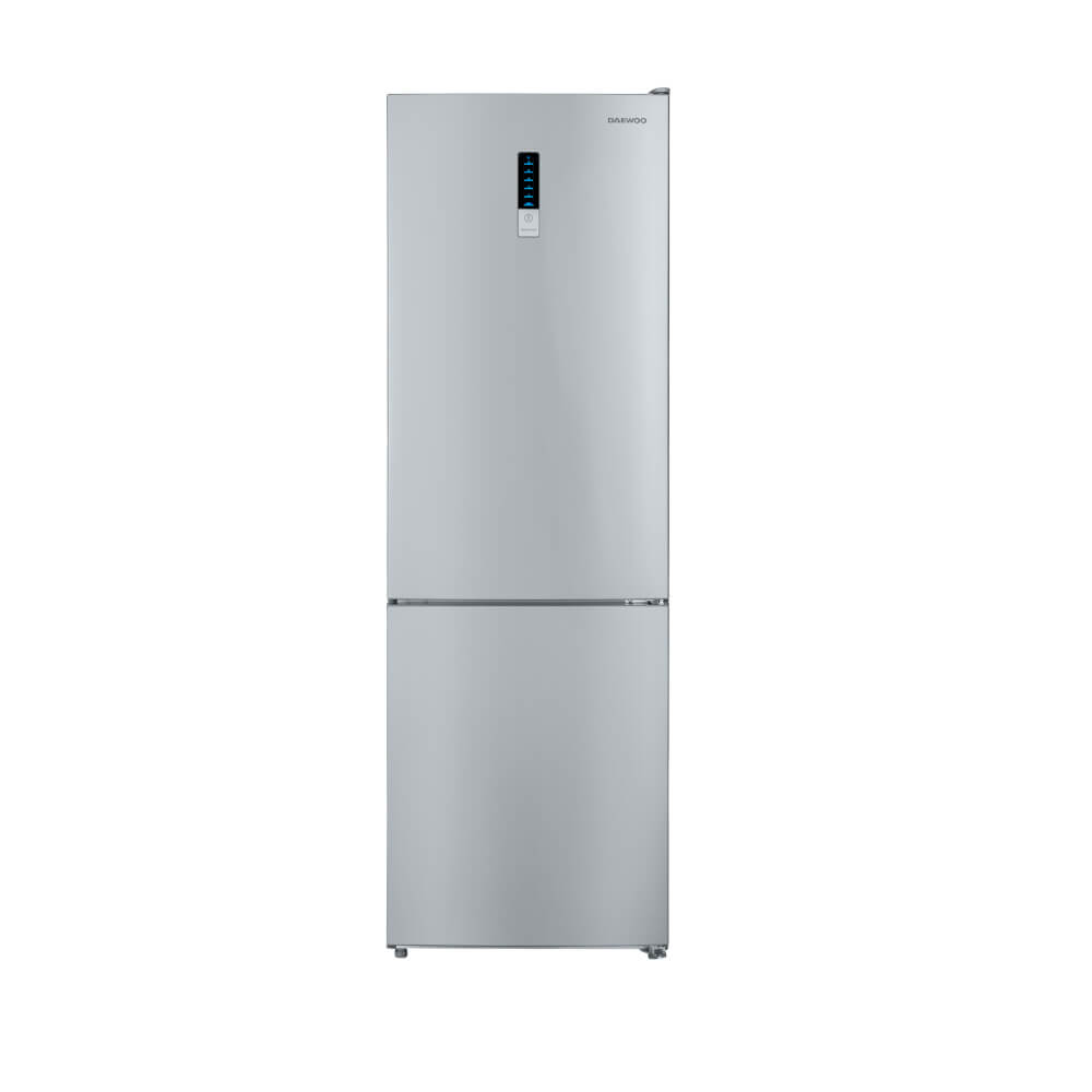 Combina frigorifica Daewoo DNF-310MEX, No Frost, 310 L, Display LED, Functie Holiday, Functie Super Freeze, Clasa E, Inox Combina frigorifica Daewoo DNF-310MEX, No Frost, 310 L, Display LED, Functie Holiday, Functie Super Freeze, Clasa E, Inox