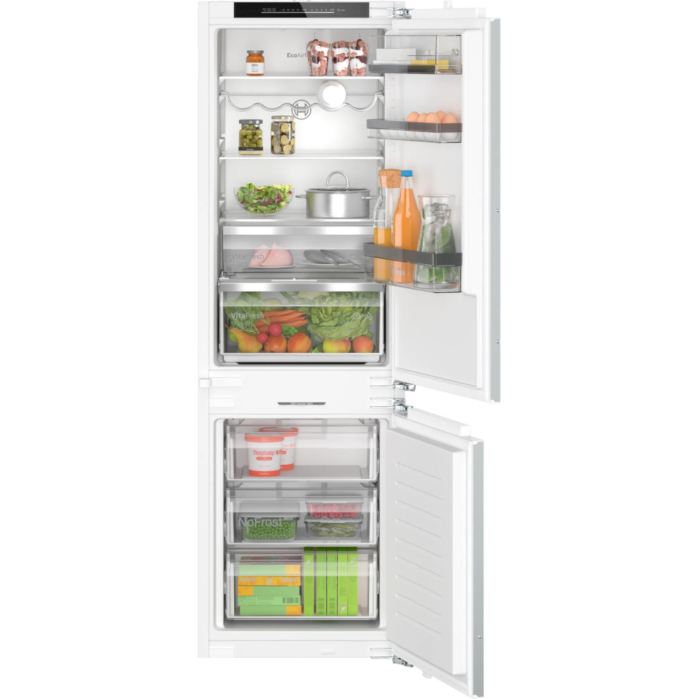 Combina frigorifica incorporabila Bosch KIN86ADD0, No Frost, EcoAirFlow, 177.2 x 55.8 cm, VitaFresh XXL, Clasa D Combina frigorifica incorporabila Bosch KIN86ADD0, No Frost, EcoAirFlow, 177.2 x 55.8 cm, VitaFresh XXL, Clasa D