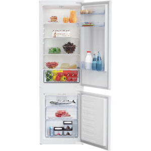 Combina frigorifica incorporabila Beko BCHA275K41SN, Semi No Frost, 262 l, Iluminare LED, XXL Bottle Holder, Usi reversibile, Alb, Clasa E Combina frigorifica incorporabila Beko BCHA275K41SN, Semi No Frost, 262 l, Iluminare LED, XXL Bottle Holder, Usi reversibile, Alb, Clasa E