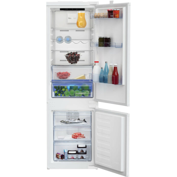 Combina frigorifica incorporabila Beko BCNA275E5SN, No Frost, 254 l, Alb, Clasa D Combina frigorifica incorporabila Beko BCNA275E5SN, No Frost, 254 l, Alb, Clasa D