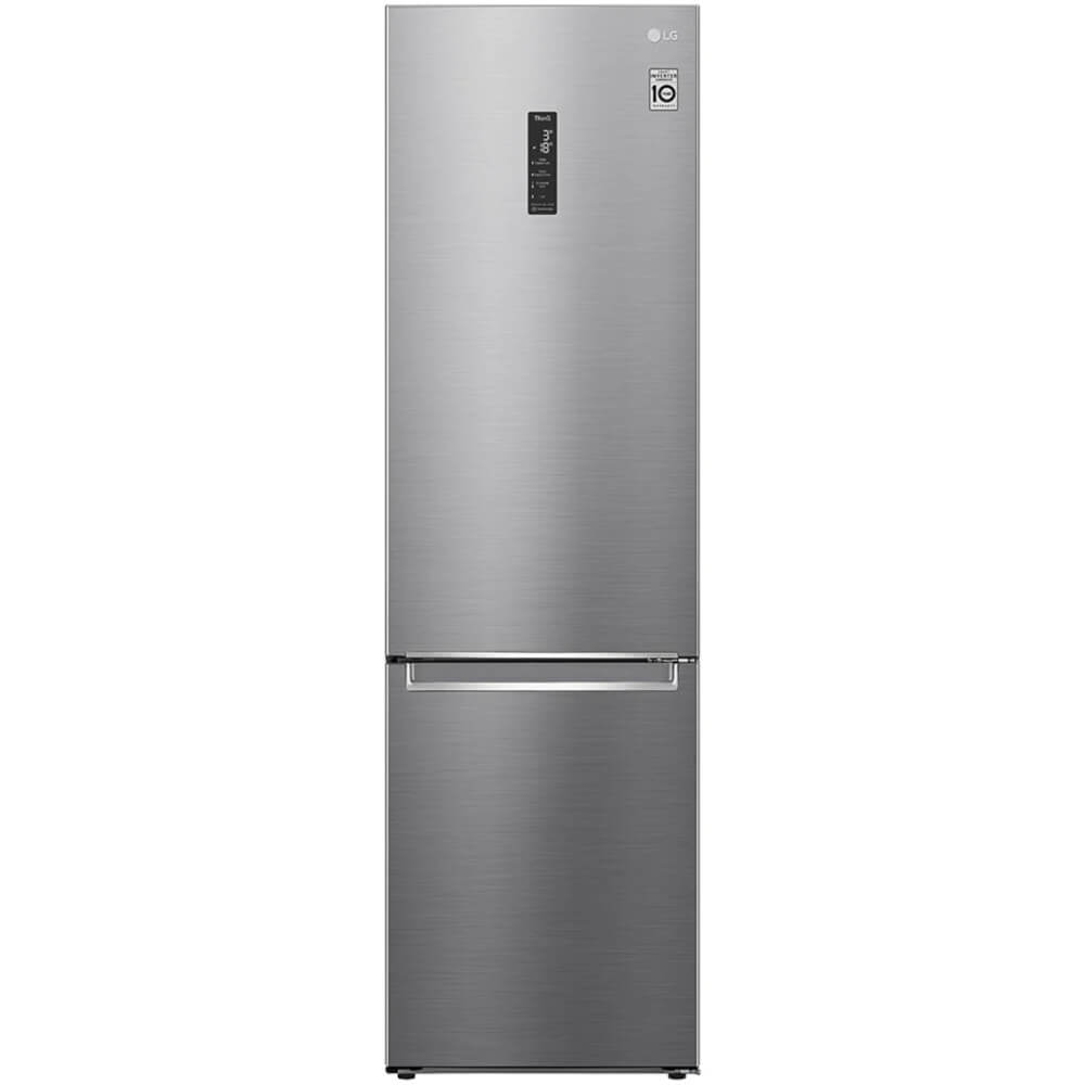 Combina frigorifica LG GBB62PZFGN, 384 l, No Frost, DoorCooling+, Compresor Smart Inverter, FreshConverter, SmartThinQ, H 203 cm, Argintiu, Clasa D Combina frigorifica LG GBB62PZFGN, 384 l, No Frost, DoorCooling+, Compresor Smart Inverter, FreshConverter, SmartThinQ, H 203 cm, Argintiu, Clasa D
