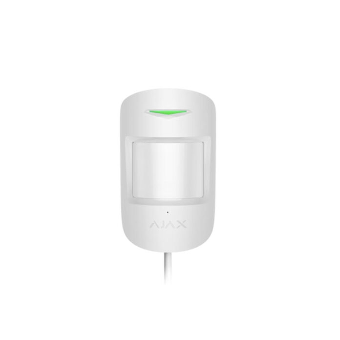 Detector de miscare si geam spart PIR Ajax CombiProtect Fibra WH, 12/9 m, 88/180 grade, pet immunity Detector de miscare si geam spart PIR Ajax CombiProtect Fibra WH, 12/9 m, 88/180 grade, pet immunity