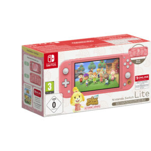 Consola Nintendo Switch Lite Animal Crossing: New Horizons Isabelle Aloha Edition, Coral Consola Nintendo Switch Lite Animal Crossing: New Horizons Isabelle Aloha Edition, Coral