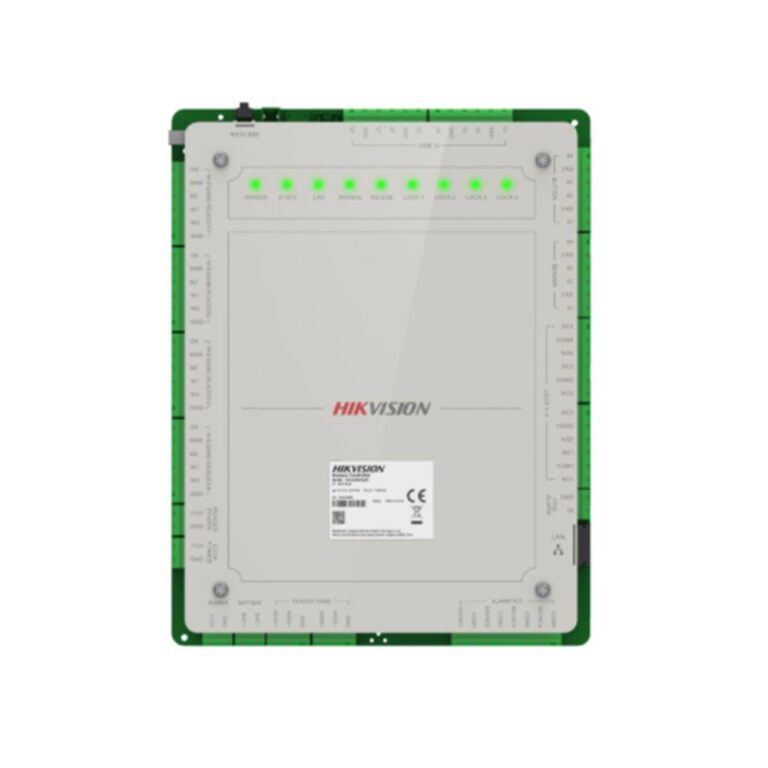 Centrala control acces IP Hikvision Pro DS-K2624X(P), 4 usi, OSDP/Wiegand, 100.000 utilizatori, configurare web